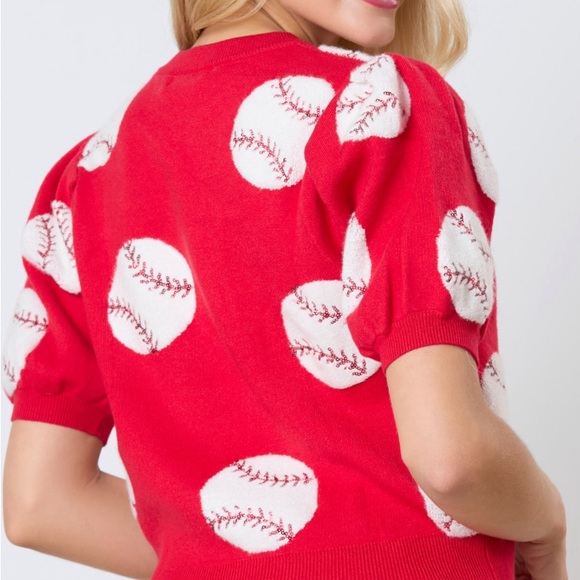 It’s a home run with this light weight sweater shirt Cardinals Rangers Baseball - Picture 3 of 4